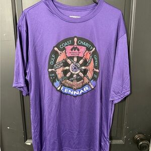 Disc Golf Purple Men's Charity Event T-Shirt